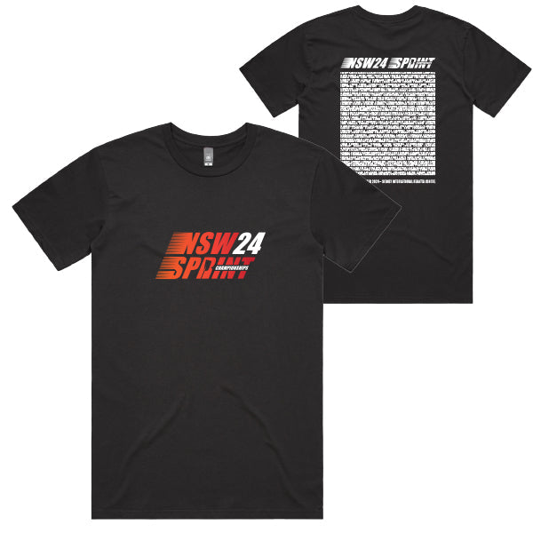 2024 NSW Sprint Championships Tee Men - Coal