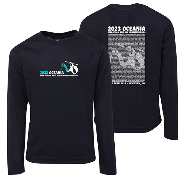 2023 Oceania & PA Canoe Marathon & SUP Championships Long Sleeve Tee Unisex